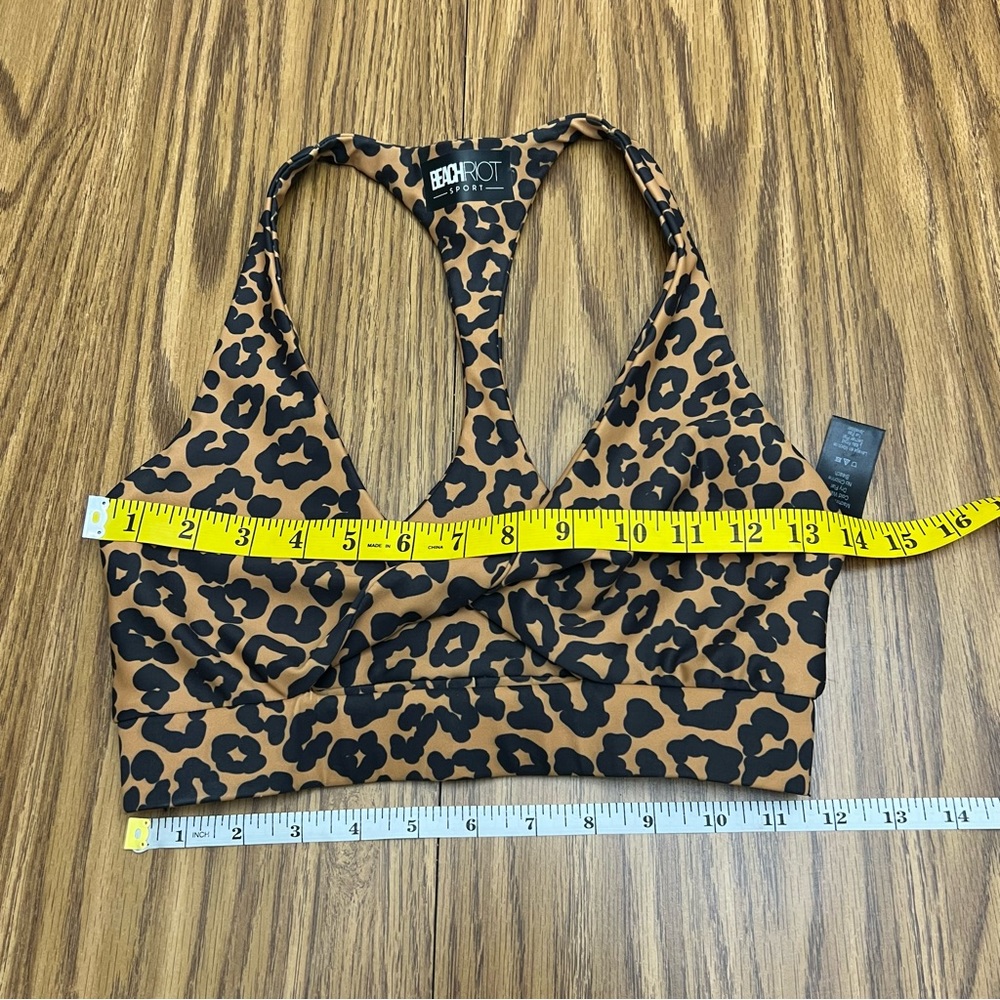 NEW Beach Riot Leopard Set: Twist Top + Piper Legging in Leopard - Picture 7 of 12